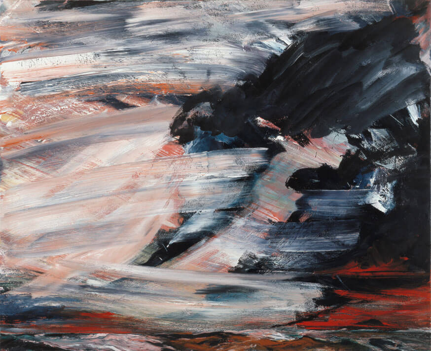 April (Monatsbilder), 1990 | Acryl/Leinwand | 130 × 160 cm | WVZ 856