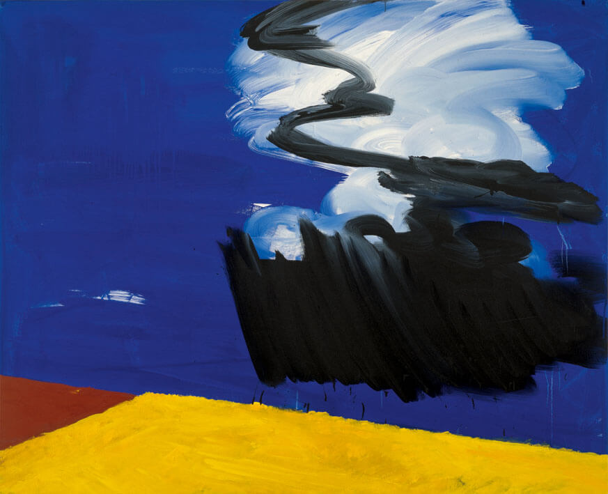 Gewitter. Mai (Monatsbilder), 1990 | Acryl/Leinwand | 130 × 160 cm | WVZ 862