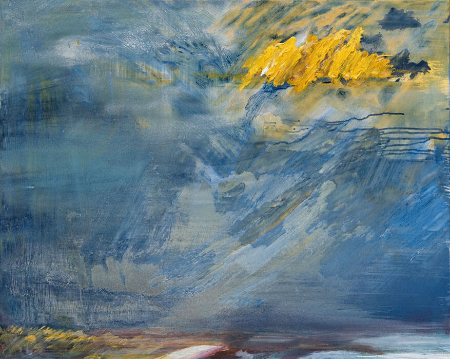 September (Monatsbilder), 1990/91 | Acryl, Öl/Leinwand | 80 × 100 cm | WVZ 871