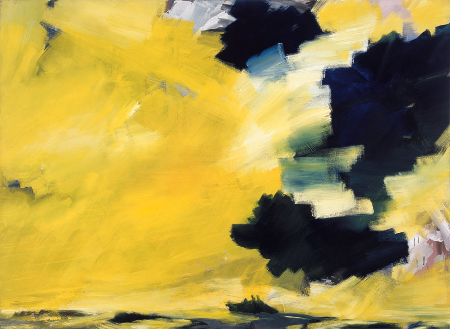 Aufwind II (Himmelbilder), 1990/91 | Acryl/Leinwand | 205 × 280 cm | WVZ 898