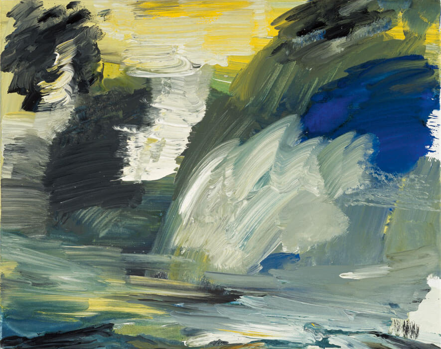 April. Störung (Himmelbilder), 1991 | Acryl/Leinwand | 80 × 100 cm | WVZ 904