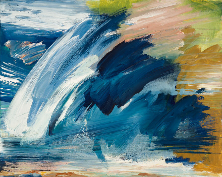 Abkühlung (Himmelbilder), 1991 | Acryl/Leinwand | 80 × 100 cm | WVZ 905