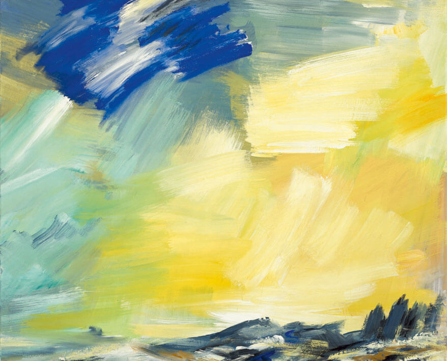 Juni. Mittag (Himmelbilder), 1991 | Acryl/Leinwand | 130 × 160 cm | WVZ 923