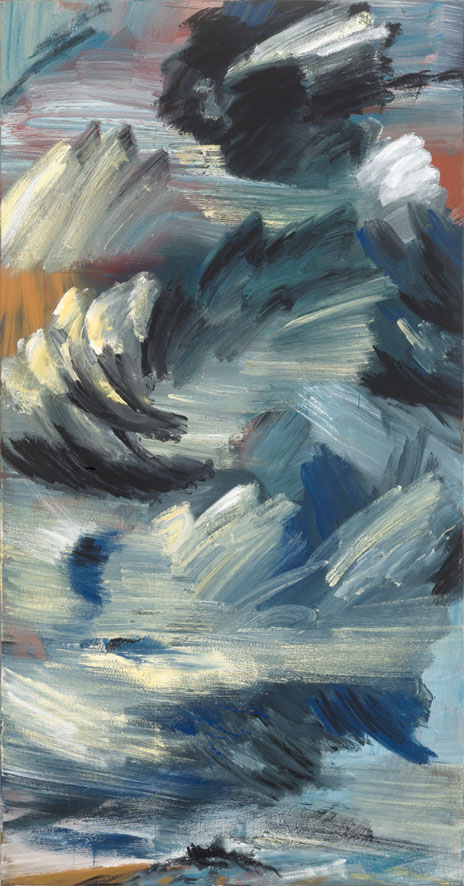 Himmel. Über’m Tal, 1991 | Acryl/Leinwand | 210 × 110 cm | WVZ 927.3