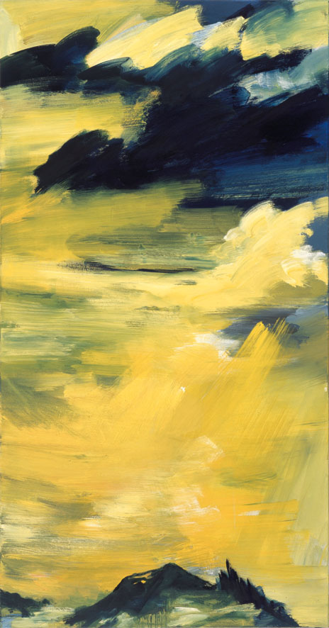 Aufklärung (Himmelbilder), 1991/92 | Acryl/Leinwand | 210 × 110 cm | WVZ 949