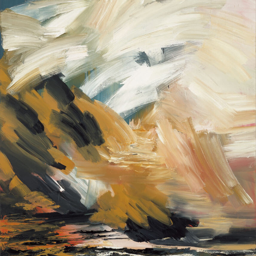 Wetterumbruch (Himmelbilder), 1990/91 | Acryl/Leinwand | 200 × 200 cm | WVZ 951