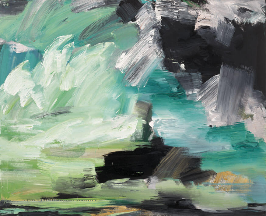 Veränderung. Kühl (Himmelbilder), 1991 | Acryl/Leinwand | 130 × 160 cm | WVZ 956