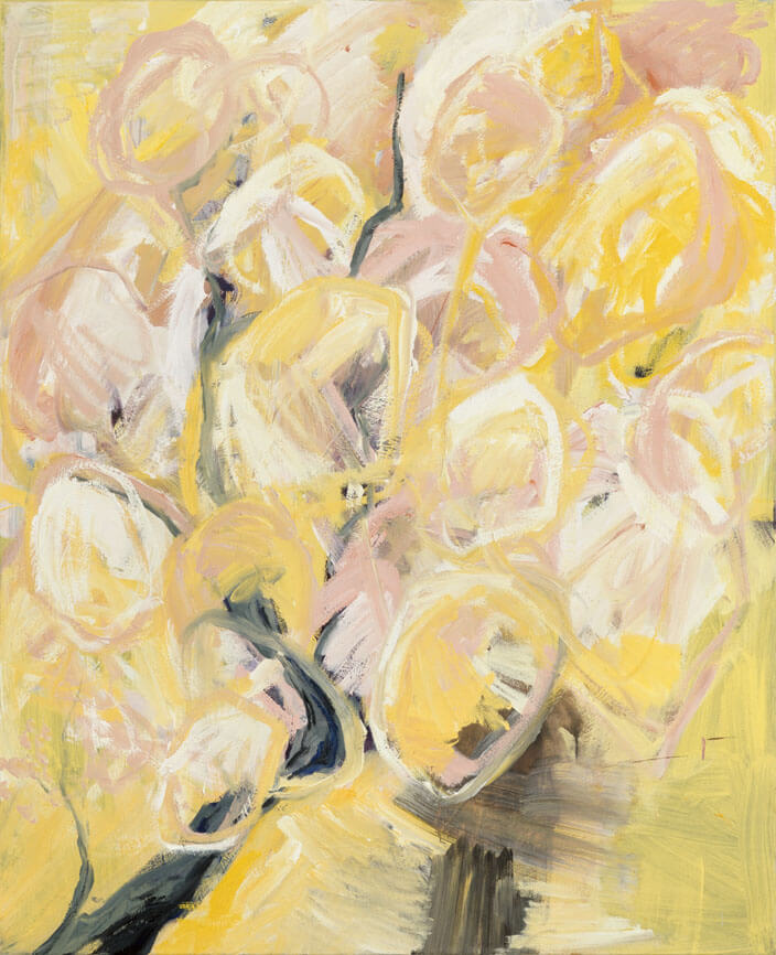 Bernd Zimmer | Blüte. Aura V, 1992 | Acryl/Leinwand | 160 × 130 cm | WVZ 1006