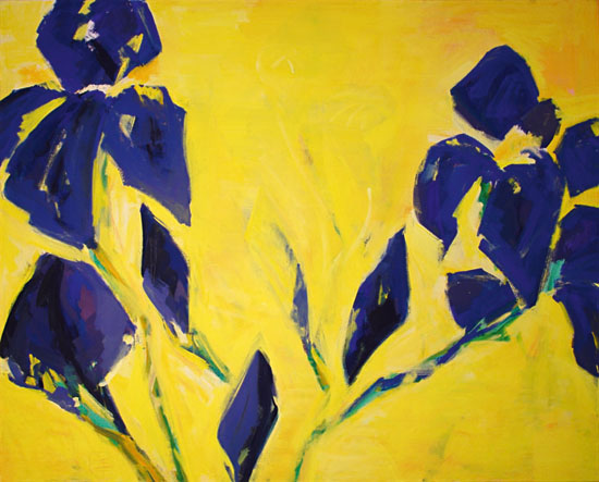 Bernd Zimmer | Flowers of Romance, 1992 | Acryl/Leinwand | 160 × 200 cm | WVZ 1014