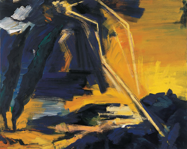 Blitz 4, 1992 | Acryl/Leinwand | 160 × 200 cm | WVZ 1065