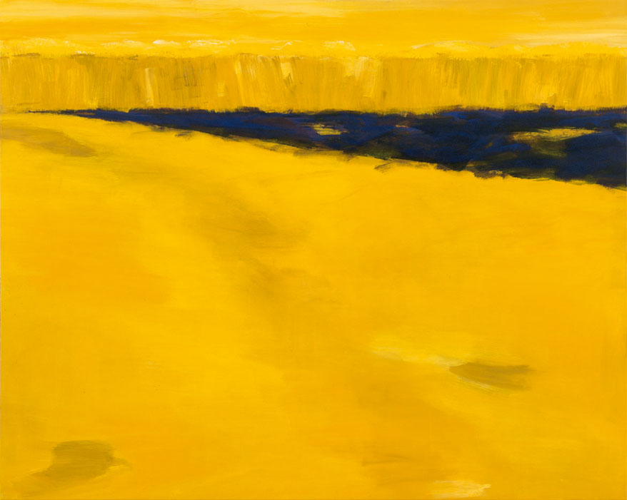 Bernd Zimmer | Feld. Sonne, 1993 | Acryl/Leinwand | 160 × 200 cm | WVZ 1081