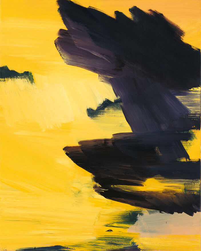 Bernd Zimmer | Wolkensäule 1, 1993 | Acryl/Leinwand | 100 × 80 cm | WVZ 1126
