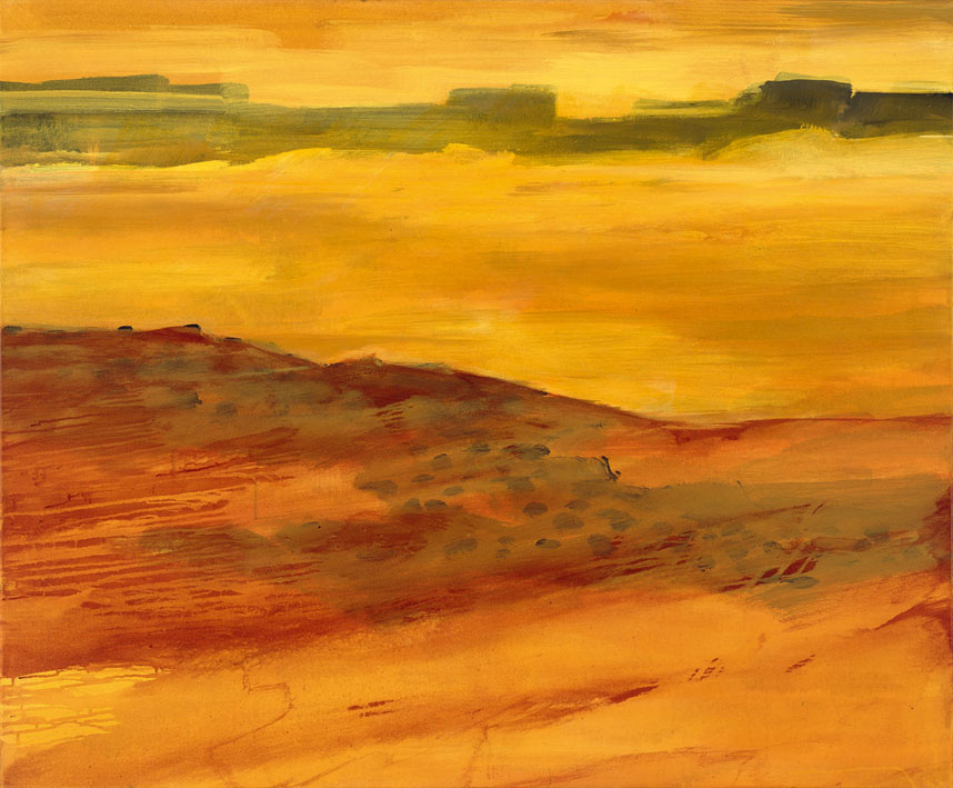 Bernd Zimmer | Sahara. Abbruch, 1994 | Acryl/Leinwand | 120 × 145 cm | WVZ 1169