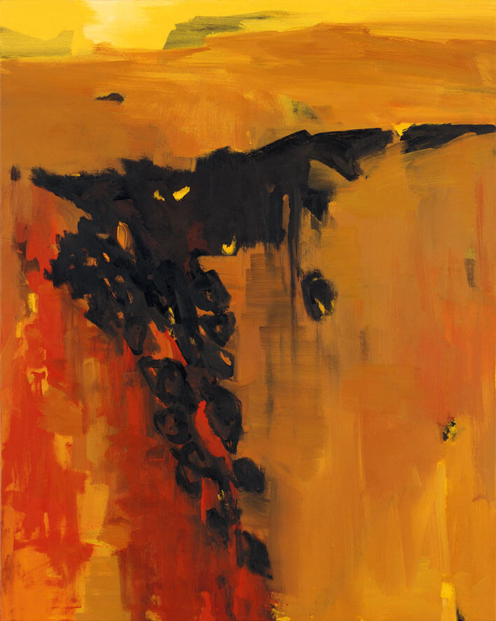 Bernd Zimmer | Untergrund. Geröll (Sahara), 1994 | Acryl/Leinwand | 200 × 160 cm | WVZ 1191