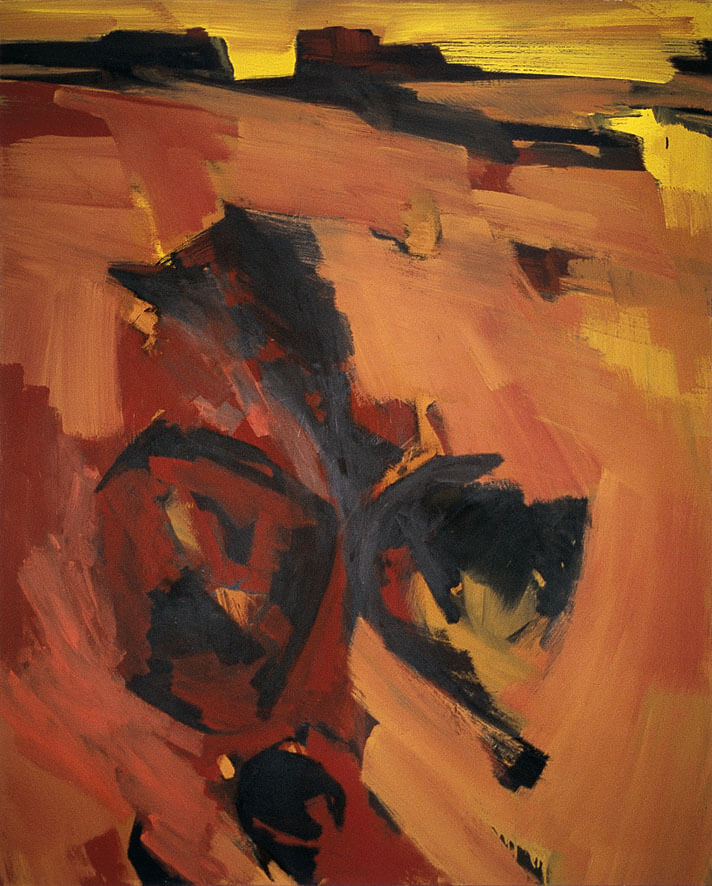 Bernd Zimmer | Untergrund. (Italien) II, 1994 | Acryl/Leinwand | 200 × 160 cm | WVZ 1196