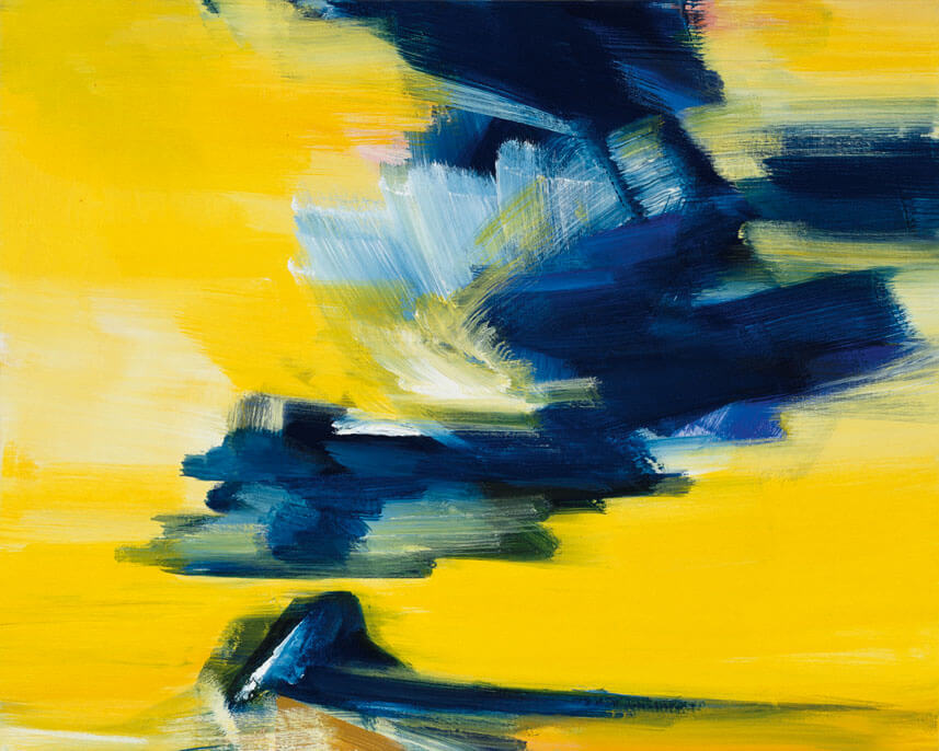 Bernd Zimmer | Luft. Gipfel, 1995 | Acryl/Leinwand | 80 × 100 cm | WVZ 1230