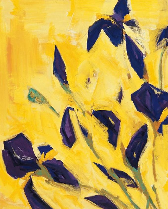 Bernd Zimmer | Euphorie. Flowers of Romance, 1992/95 | Acryl/Leinwand | 200 × 160 cm | WVZ 1243