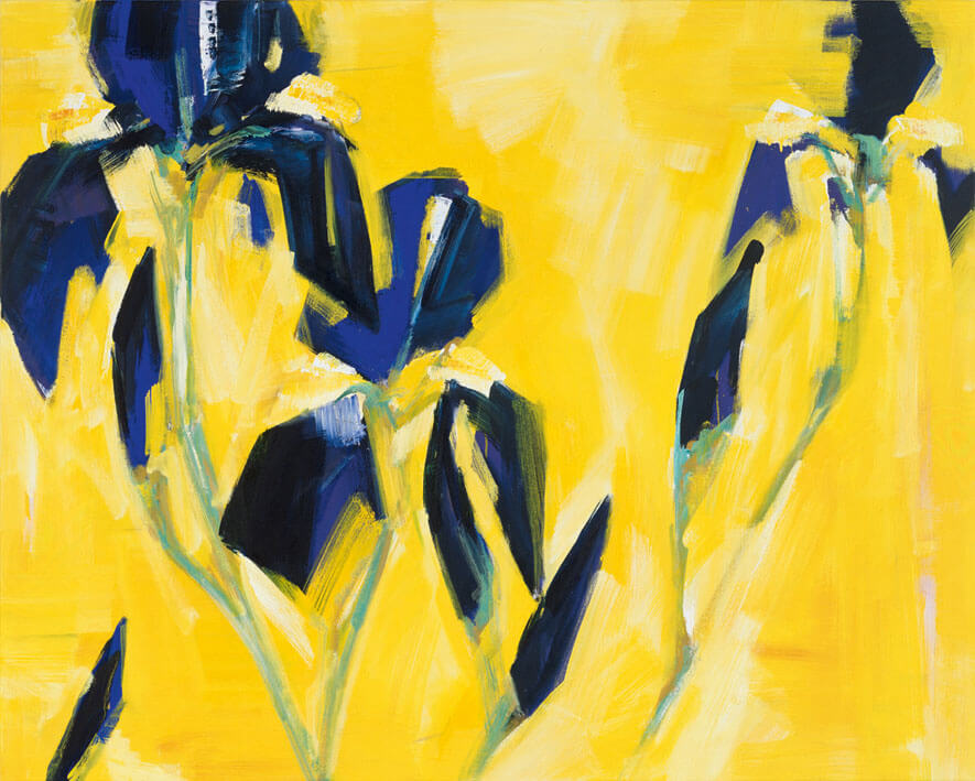 Bernd Zimmer | Flowers of Romance I (Iris. Rimini-Projekt), 1996 | Acryl/Leinwand | 160 × 200 cm | WVZ 1268
