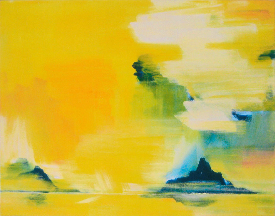 Bernd Zimmer | Passage. Tahuata-Hiva Oa, 1996/97 | Acryl/Leinwand | 84 × 107 cm | WVZ 1306