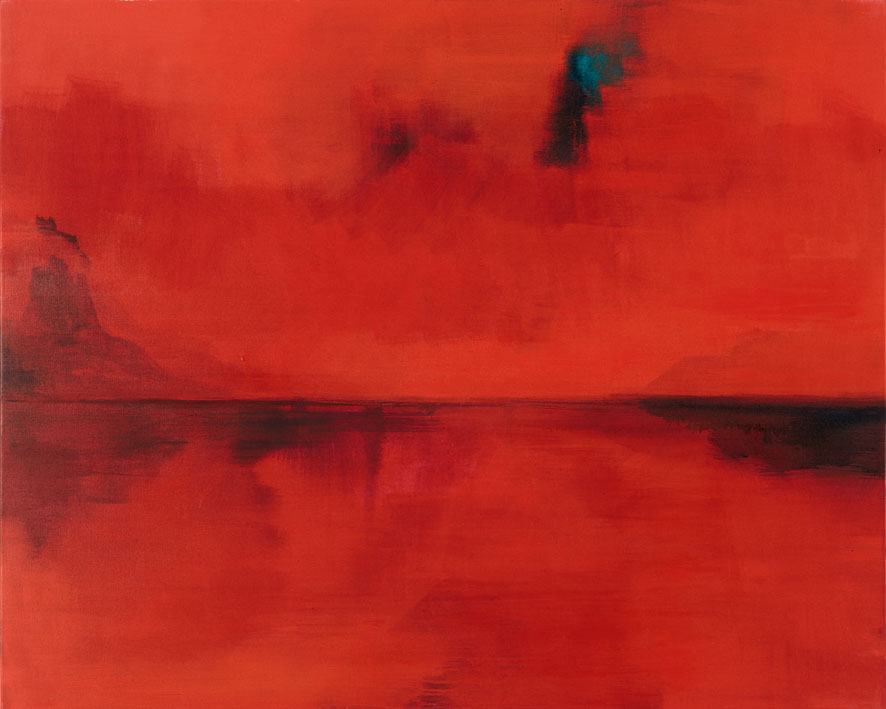 Bernd Zimmer | Passage (Marquesas), 1996 | Acryl/Leinwand | 130 × 162 cm | WVZ 1315