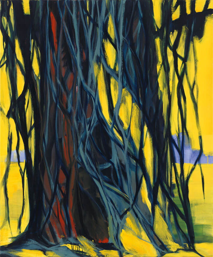 Bernd Zimmer | Banyan, 1996 | Acryl/Leinwand | 145 × 120 cm | WVZ 1328