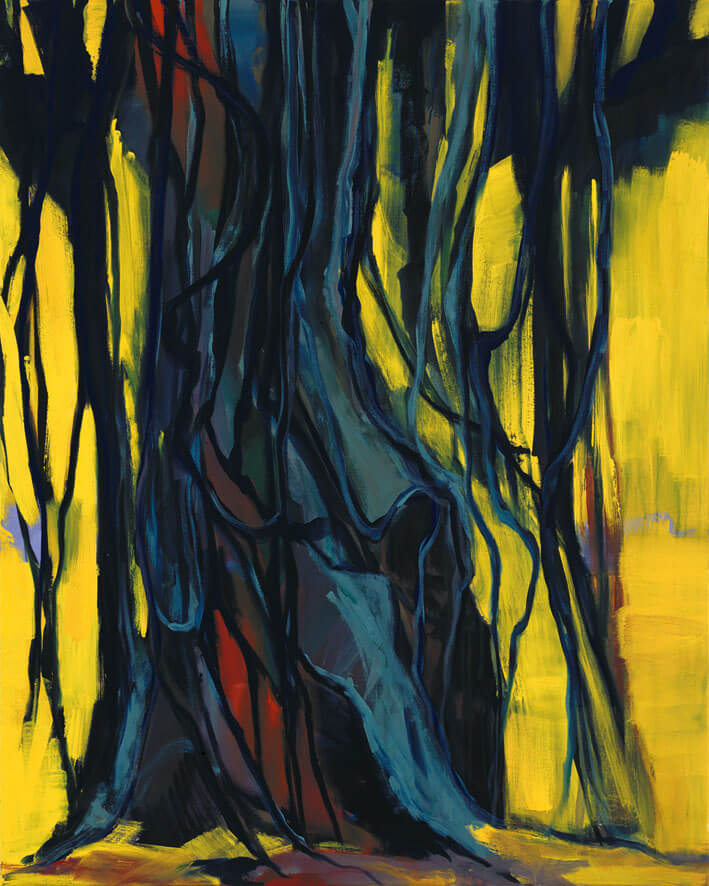 Bernd Zimmer | Banyan (III), 1996 | Acryl/Leinwand | 200 × 160 cm | WVZ 1331