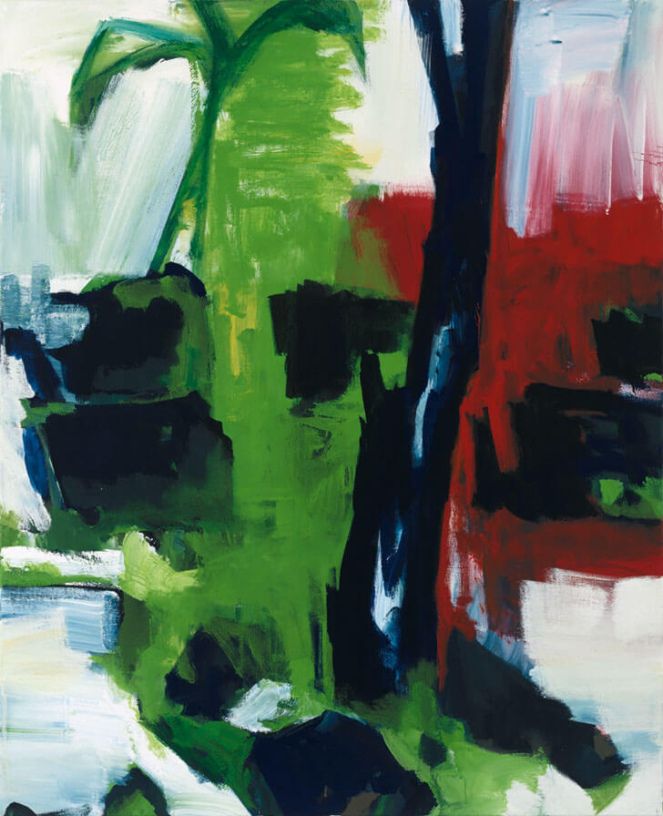 Bernd Zimmer | Marae I, 1996 | Acryl/Leinwand | 160 × 130 cm | WVZ 1339