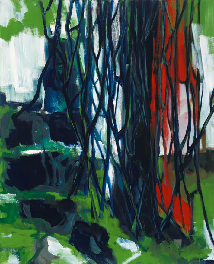 Bernd Zimmer | Marae IV, 1996 | Acryl/Leinwand | 160 × 130 cm | WVZ 1342