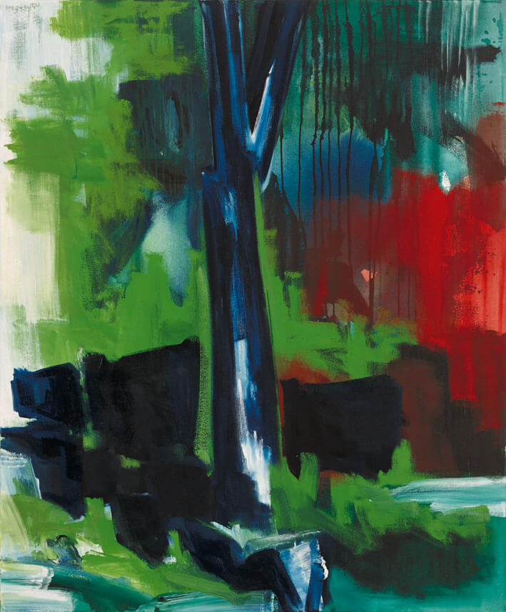 Bernd Zimmer | Marae II, 1997 | Acryl/Leinwand | 145 × 120 cm | WVZ 1362