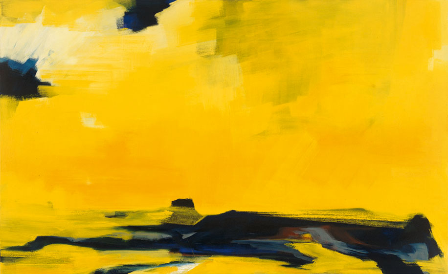 Bernd Zimmer | Ebene. Painted Desert, 1997 | Acryl/Leinwand | 135 × 220 cm | WVZ 1377