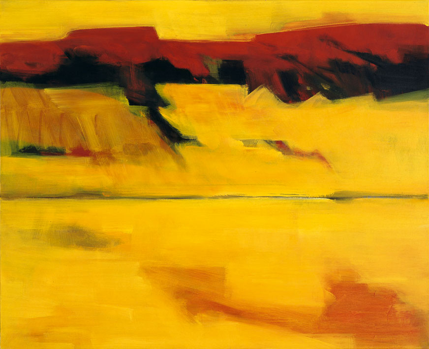 Bernd Zimmer | Painted Desert. TAL, 1997 | Acryl/Leinwand | 130 × 160 cm | WVZ 1381