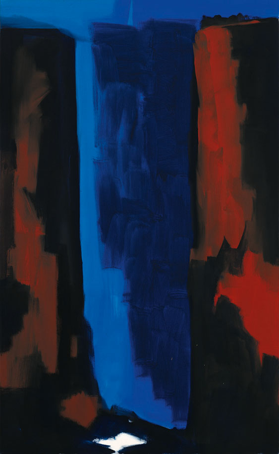Bernd Zimmer | TAL III, 1997 | Acryl/Leinwand | 220 × 135 cm | WVZ 1385