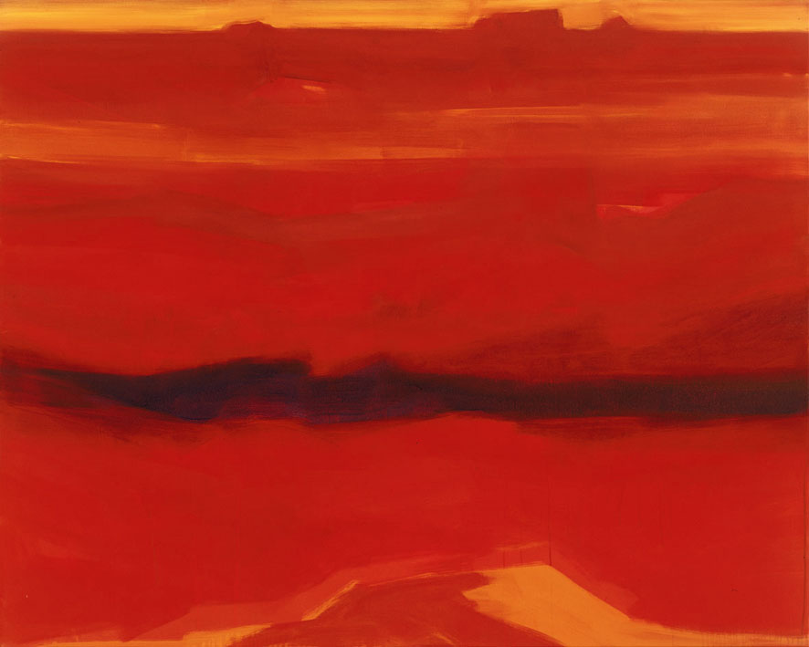 Bernd Zimmer | Painted Desert I, 1997 | Acryl/Leinwand | 160 × 200 cm | WVZ 1395