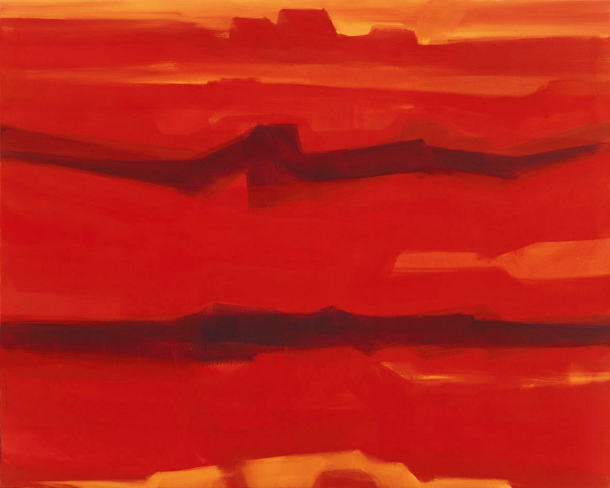 Bernd Zimmer | Painted Desert II, 1997 | Acryl/Leinwand | 160 × 200 cm | WVZ 1396