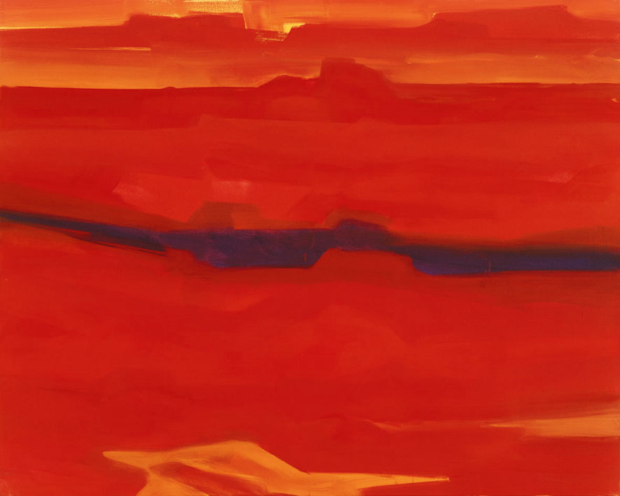 Bernd Zimmer | Painted Desert III, 1997 | Acryl/Leinwand | 160 × 200 cm | WVZ 1397