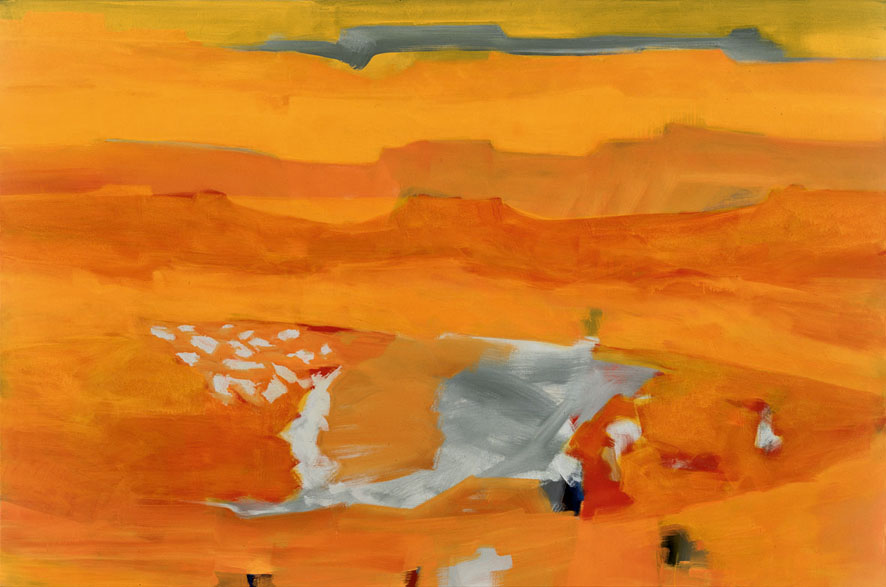 Bernd Zimmer | TAL. Painted Desert, 1997 | Acryl/Leinwand | 205 × 310 cm | WVZ 1398