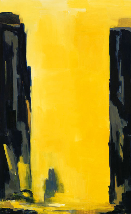 Bernd Zimmer | TAL. Eingang, 1997/98 | Acryl/Leinwand | 220 × 135 cm | WVZ 1408