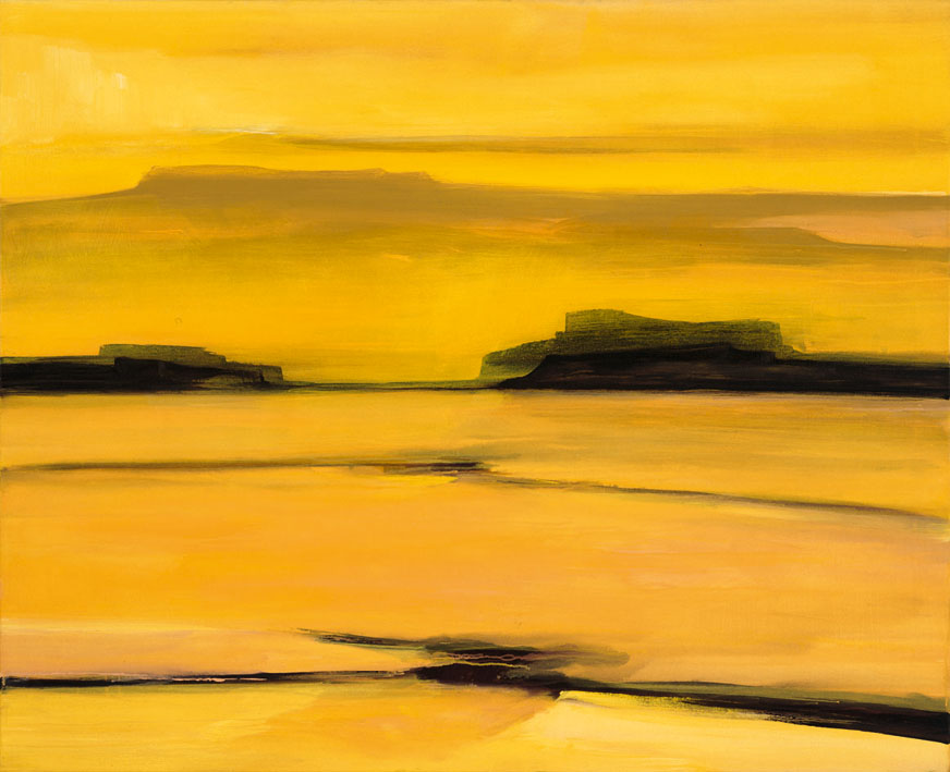 Bernd Zimmer | Painted Desert. SONNE, 1998 | Acryl/Leinwand | 160 × 200 cm | WVZ 1415