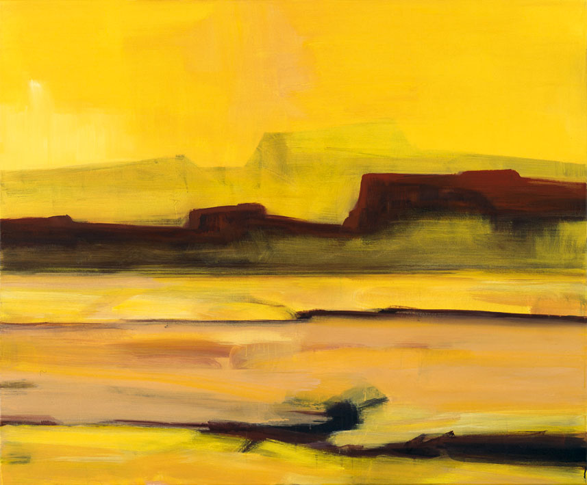 Bernd Zimmer | TAL. Painted Desert I, 1998 | Acryl/Leinwand | 120 × 145 cm | WVZ 1419