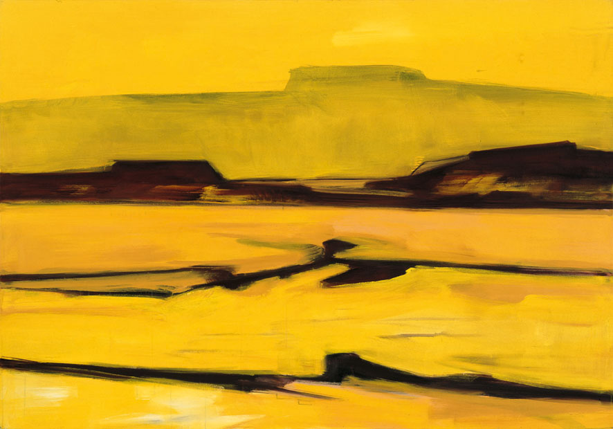 Bernd Zimmer | Painted Desert. Berg, 1998 | Acryl/Leinwand | 140 × 200 cm | WVZ 1421