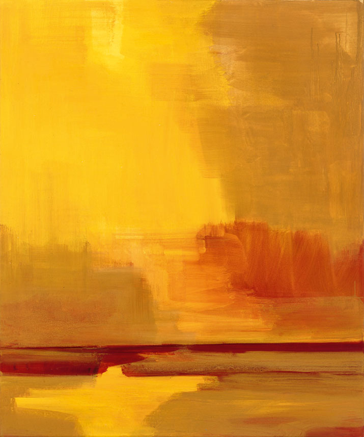 Bernd Zimmer | Namib. Licht, 1999 | Acryl/Leinwand | 120 × 100 cm | WVZ 1448