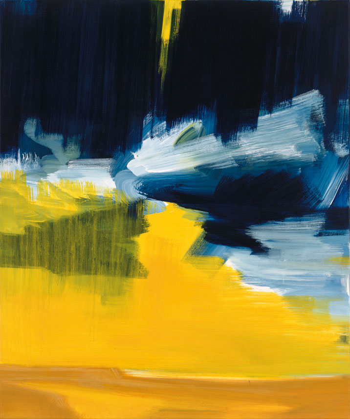 Bernd Zimmer | Wüste. Ebene, 1999 | Acryl/Leinwand | 120 × 100 cm | WVZ 1449