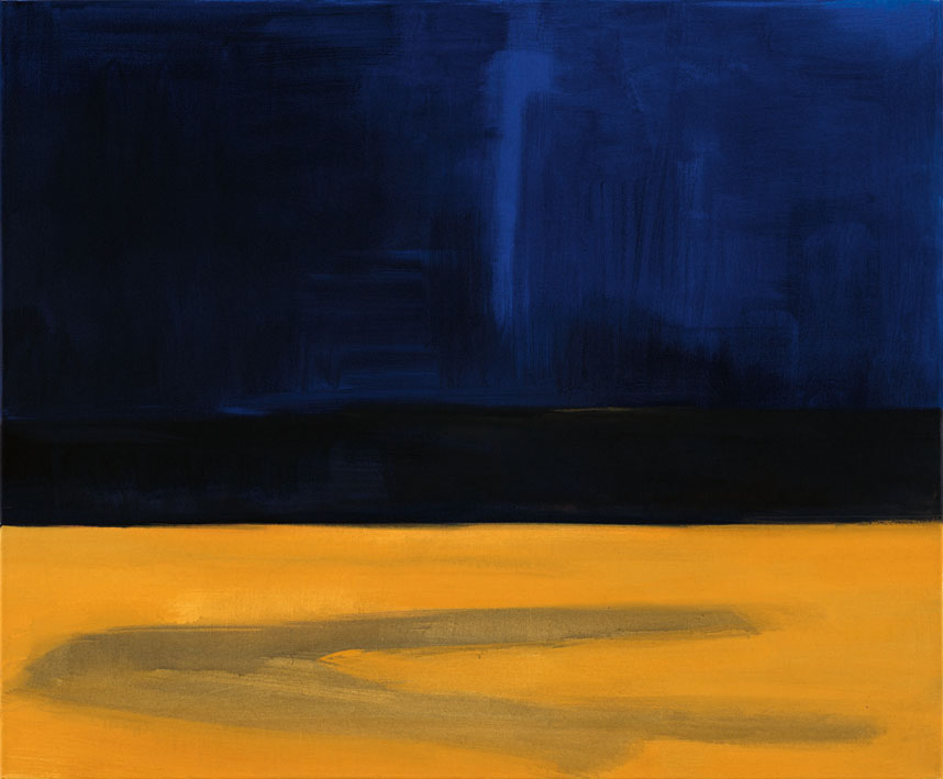 Bernd Zimmer | Namib. Restlicht, 1999 | Acryl/Leinwand | 120 × 145 cm | WVZ 1461