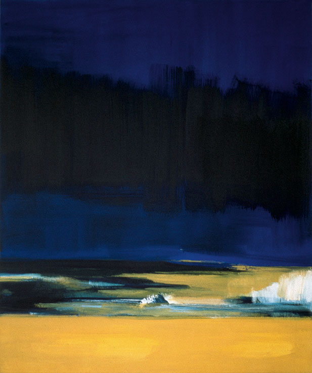Bernd Zimmer | Namib. Licht, 1999 | Acryl/Leinwand | 120 × 100 cm | WVZ 1470