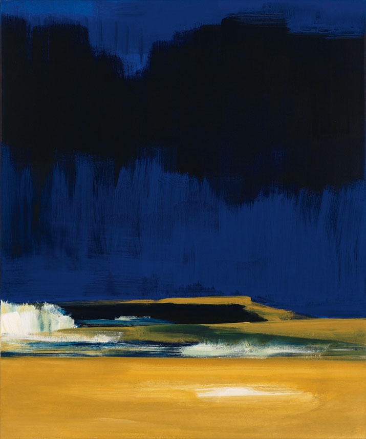 Bernd Zimmer | Namib. Düne, 1999 | Acryl/Leinwand | 120 × 100 cm | WVZ 1486