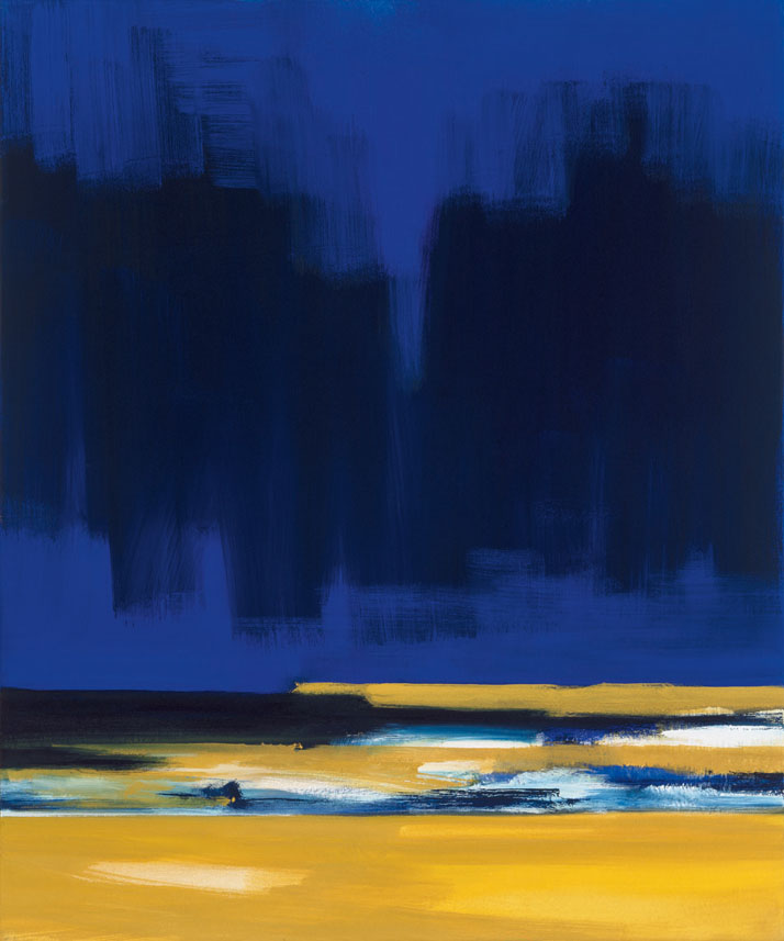 Bernd Zimmer | Namib. Düne II, 1999 | Acryl/Leinwand | 120 × 100 cm | WVZ 1487