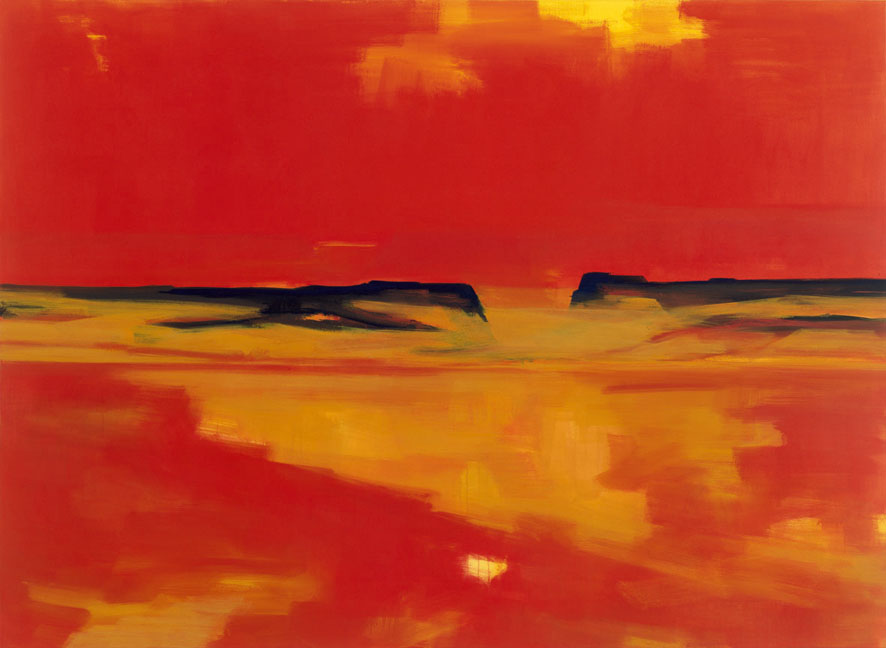 Bernd Zimmer | Namib. TAL, 1999 | Acryl/Leinwand | 190 × 260 cm | WVZ 1495
