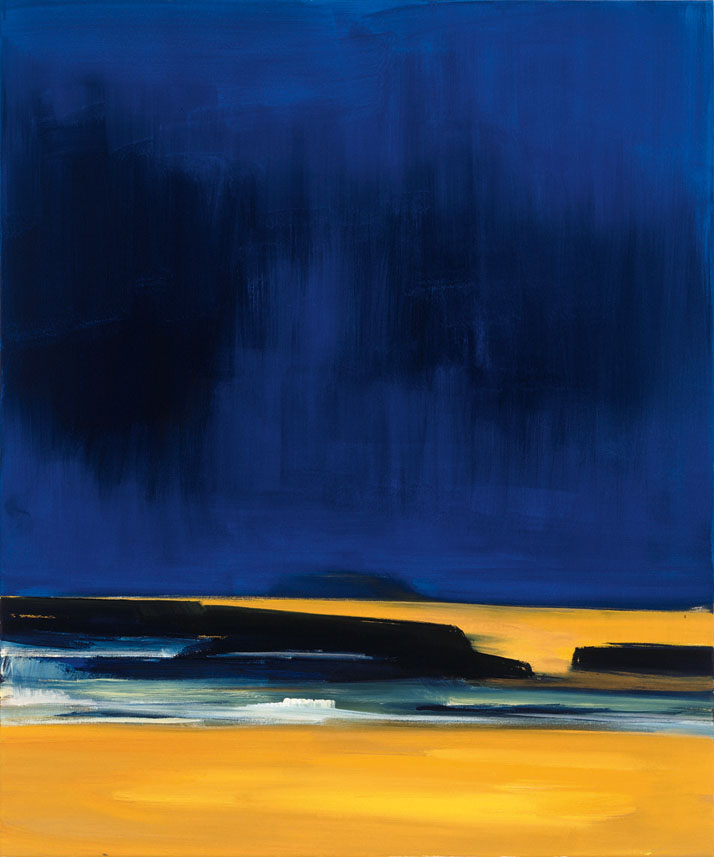 Bernd Zimmer | Düne. Licht (Namib) II, 1999/2000 | Acryl/Leinwand | 120 × 100 cm | WVZ 1503