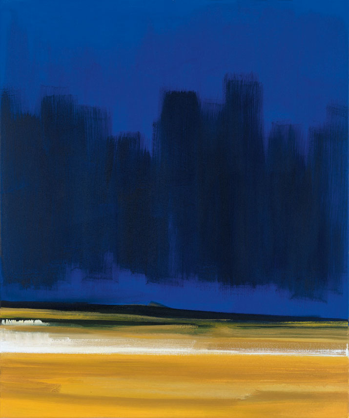 Bernd Zimmer | Düne. Licht (Namib) III, 2000 | Acryl/Leinwand | 120 × 100 cm | WVZ 1504