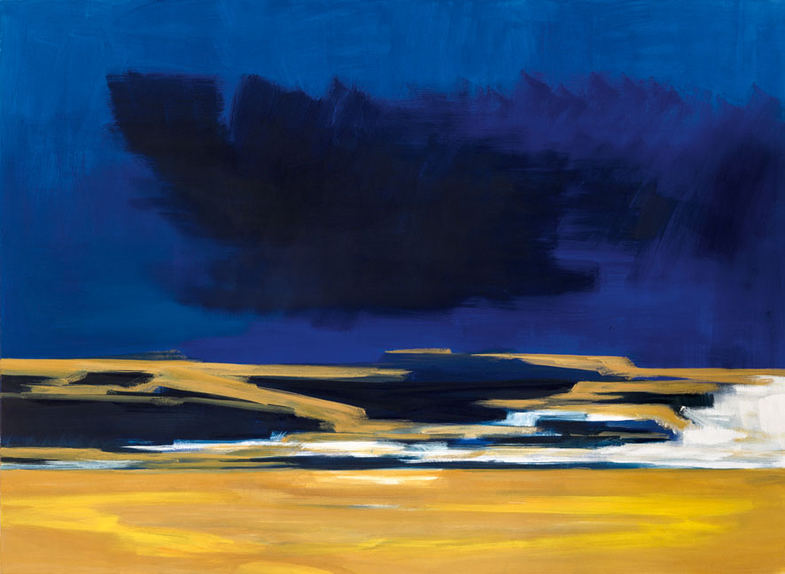 Bernd Zimmer | Dünenfeld. Wolke, 2000 | Acryl/Leinwand | 190 × 260 cm | WVZ 1518